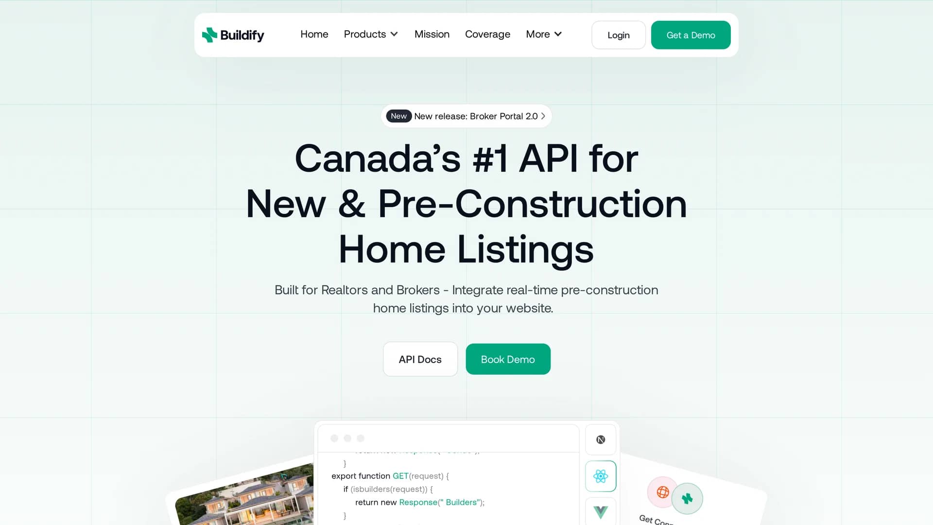 buildify homepage