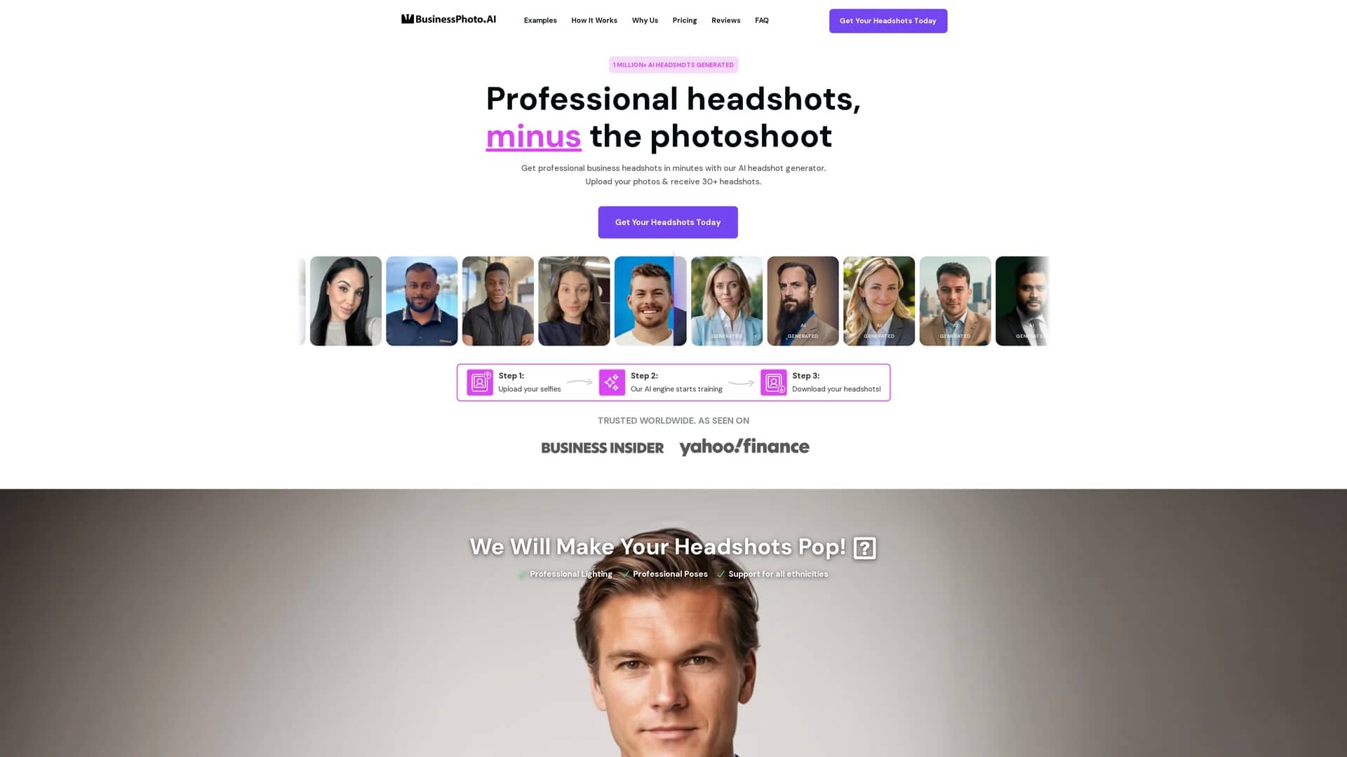 business-photo-ai homepage