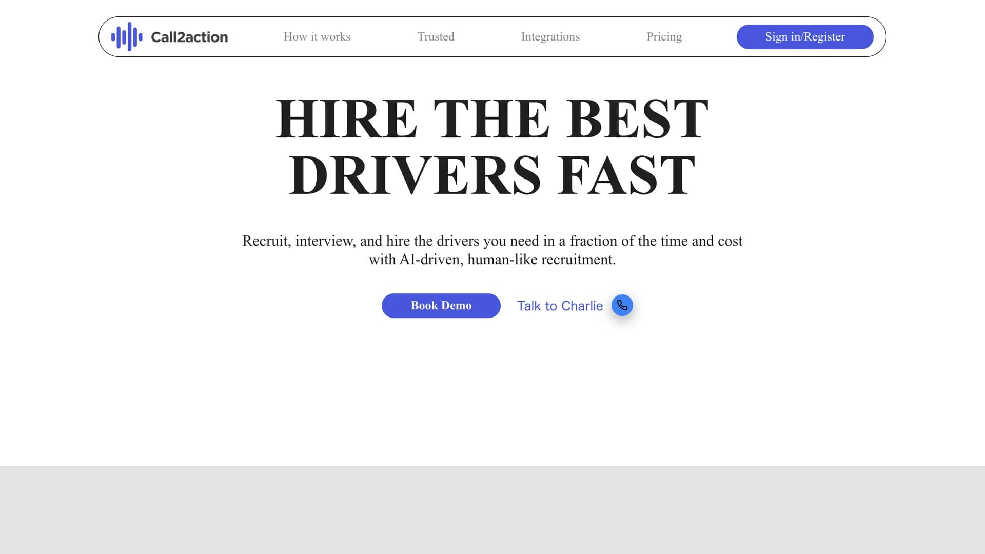 call2action-ai homepage