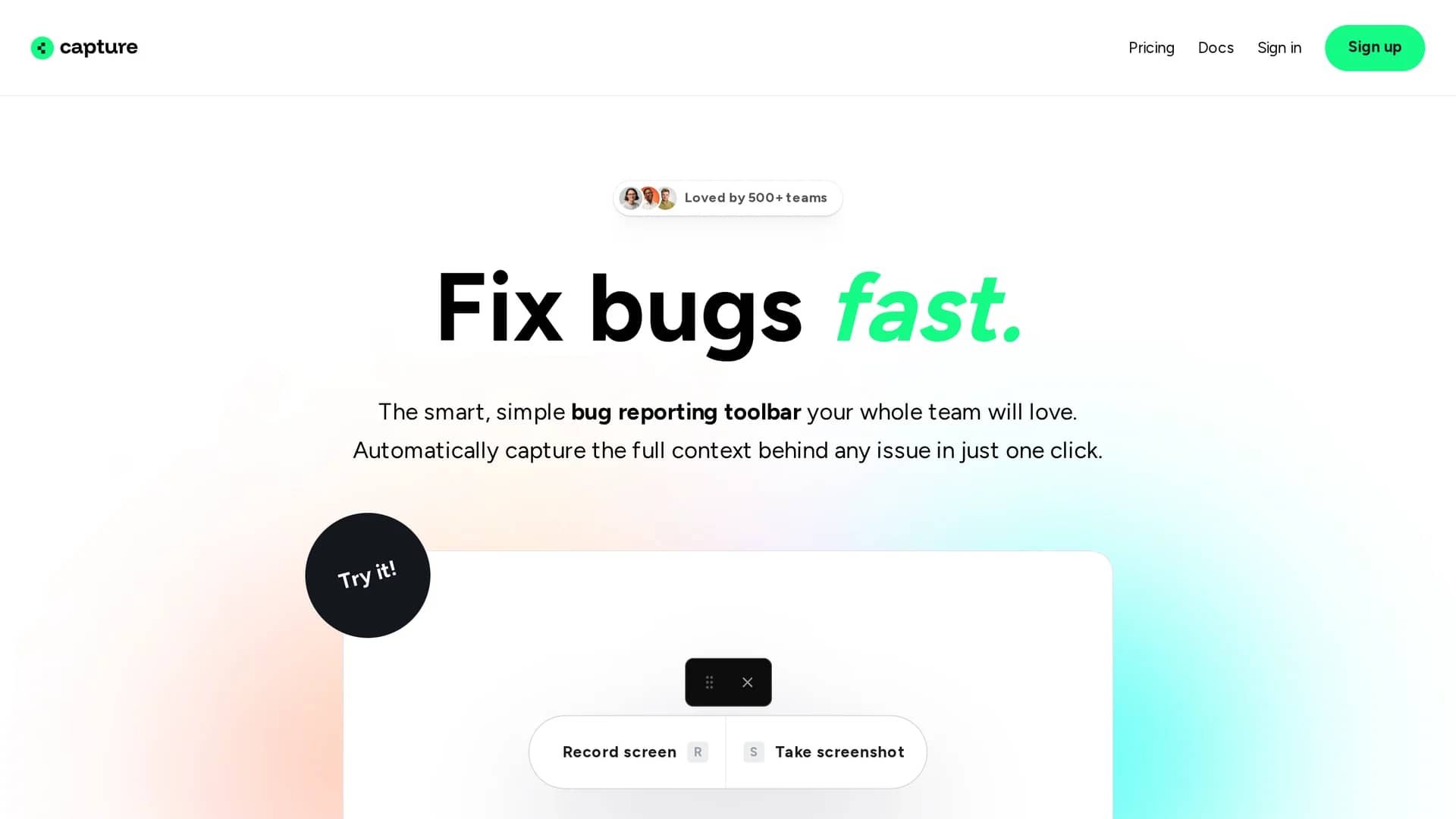 capture-dev homepage