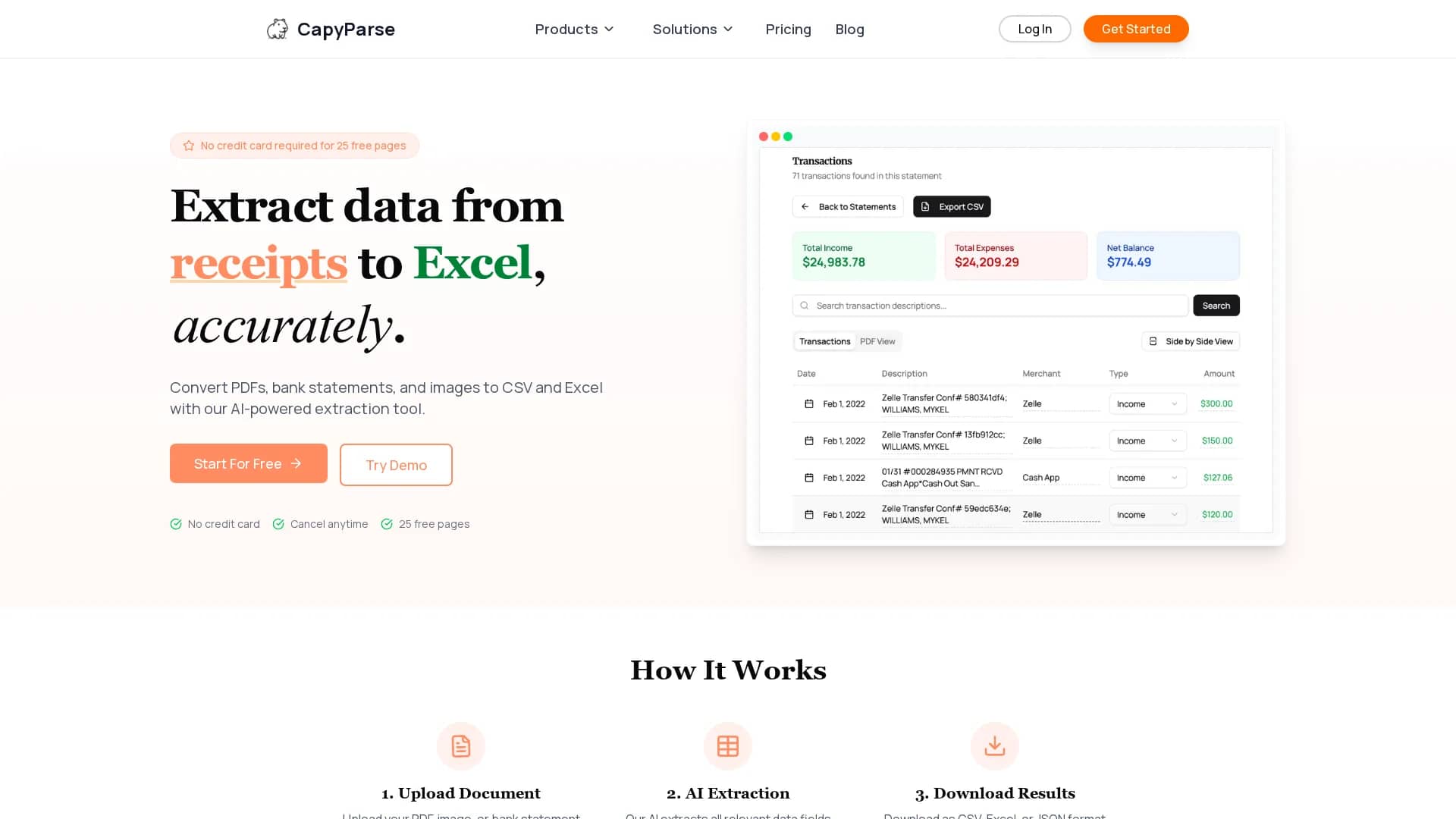 capyparse homepage