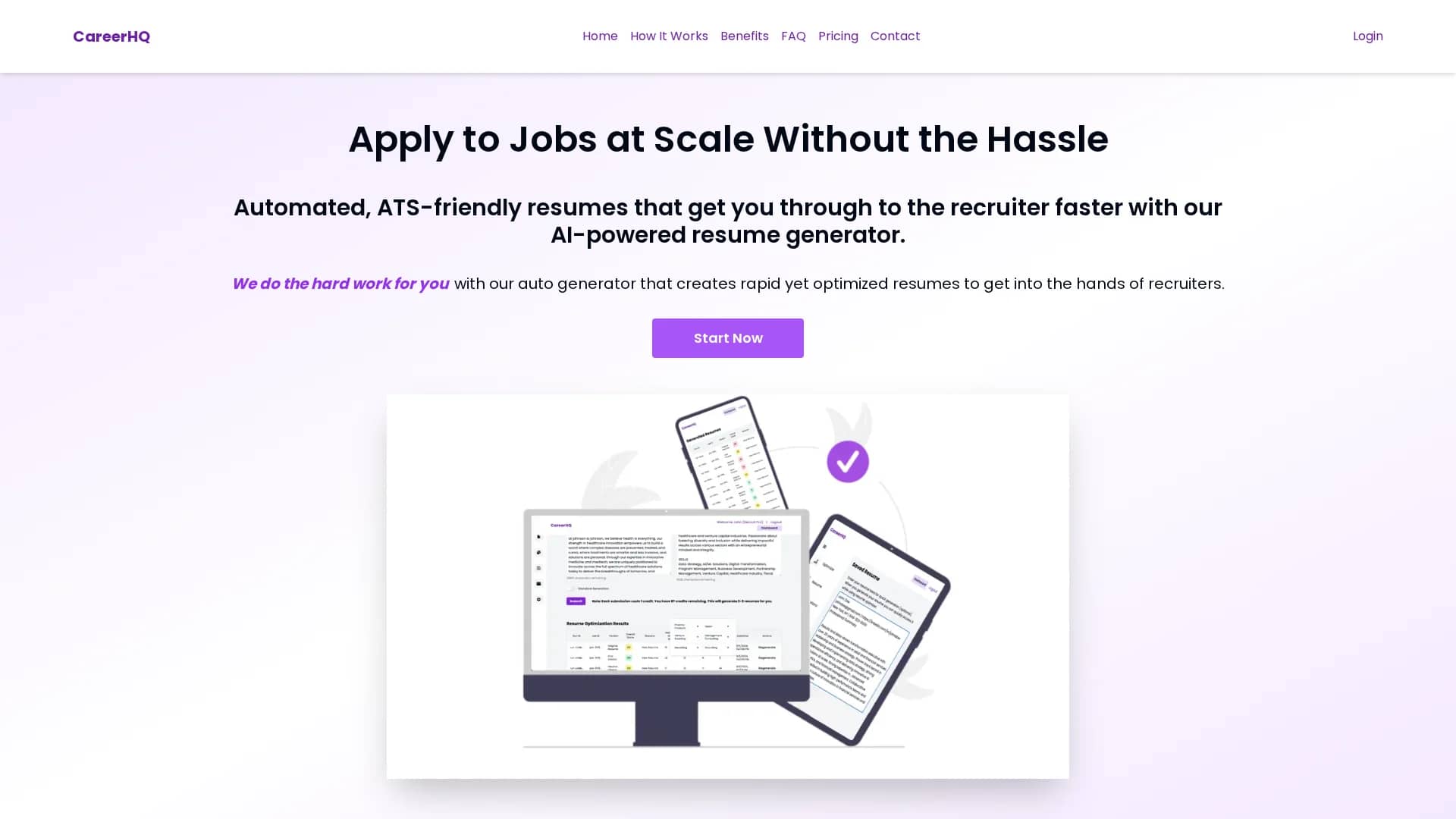 career-hq homepage