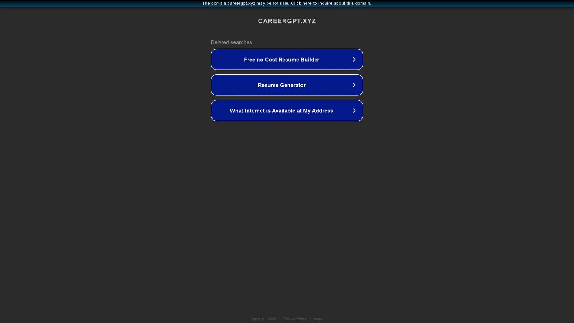 careergpt homepage