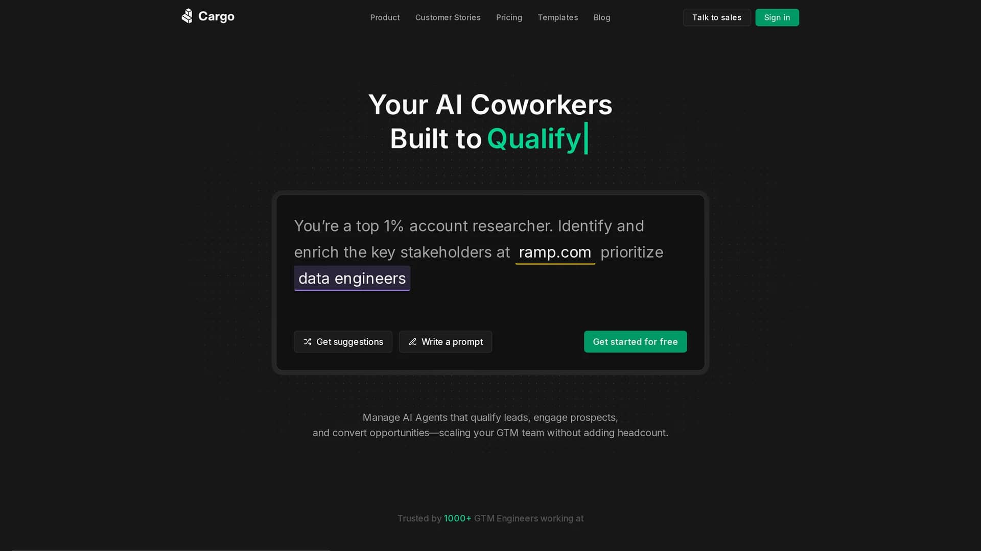 cargo homepage