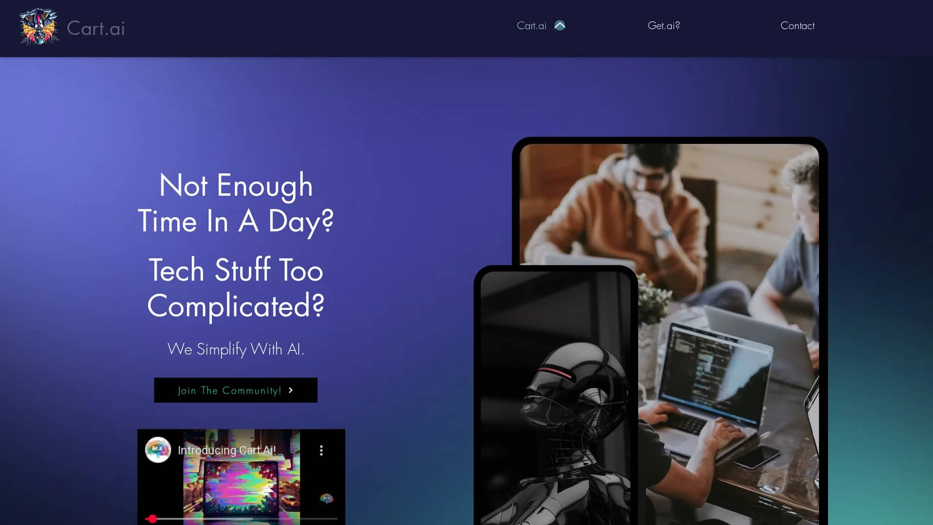 cart-ai homepage