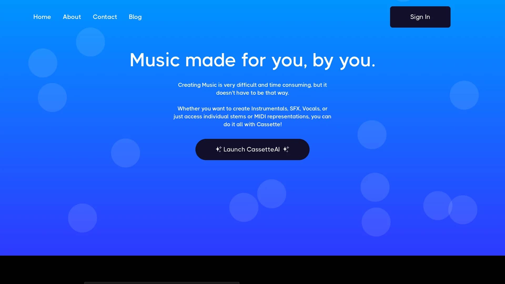 cassetteai homepage