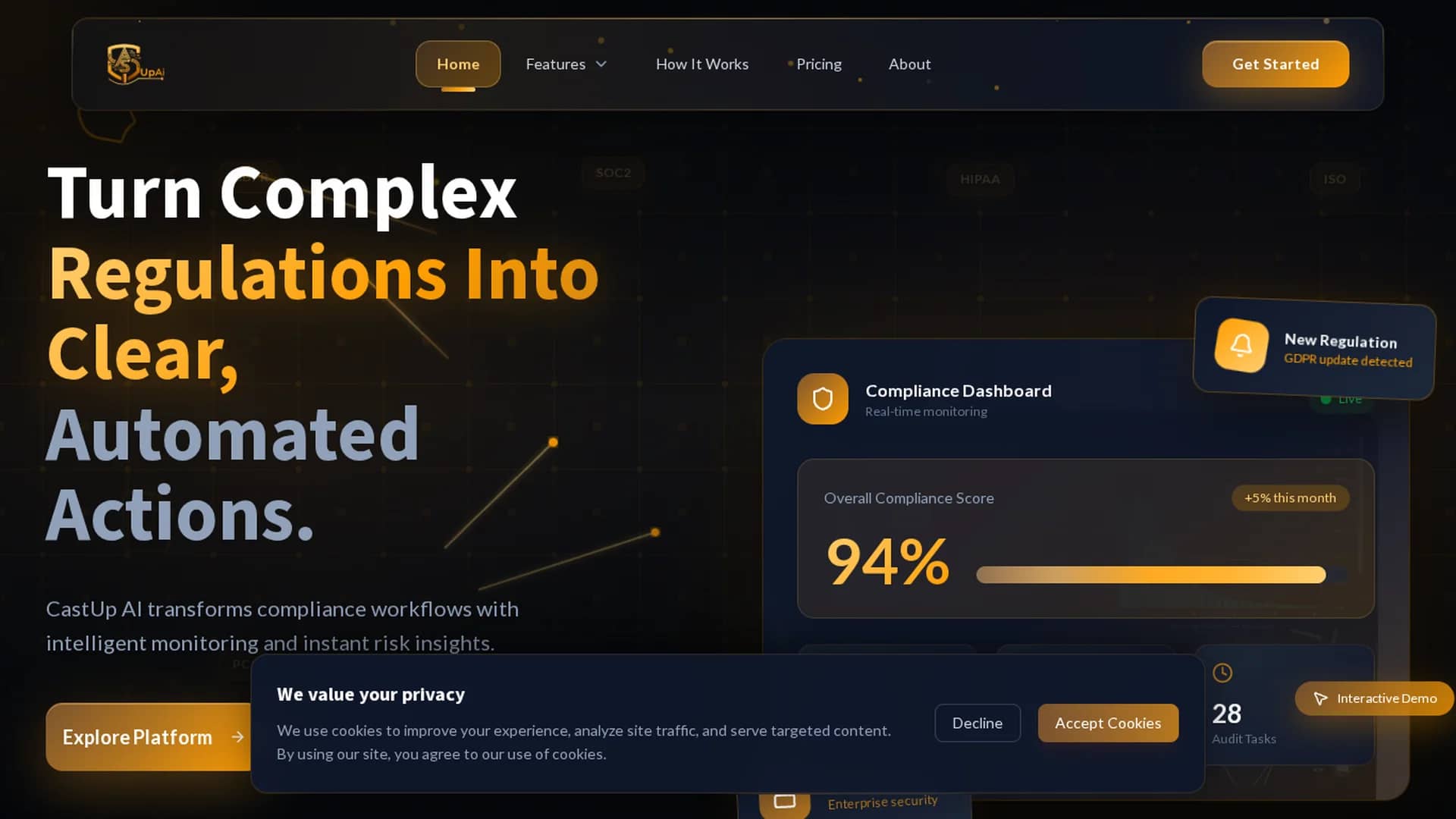 castup-ai homepage
