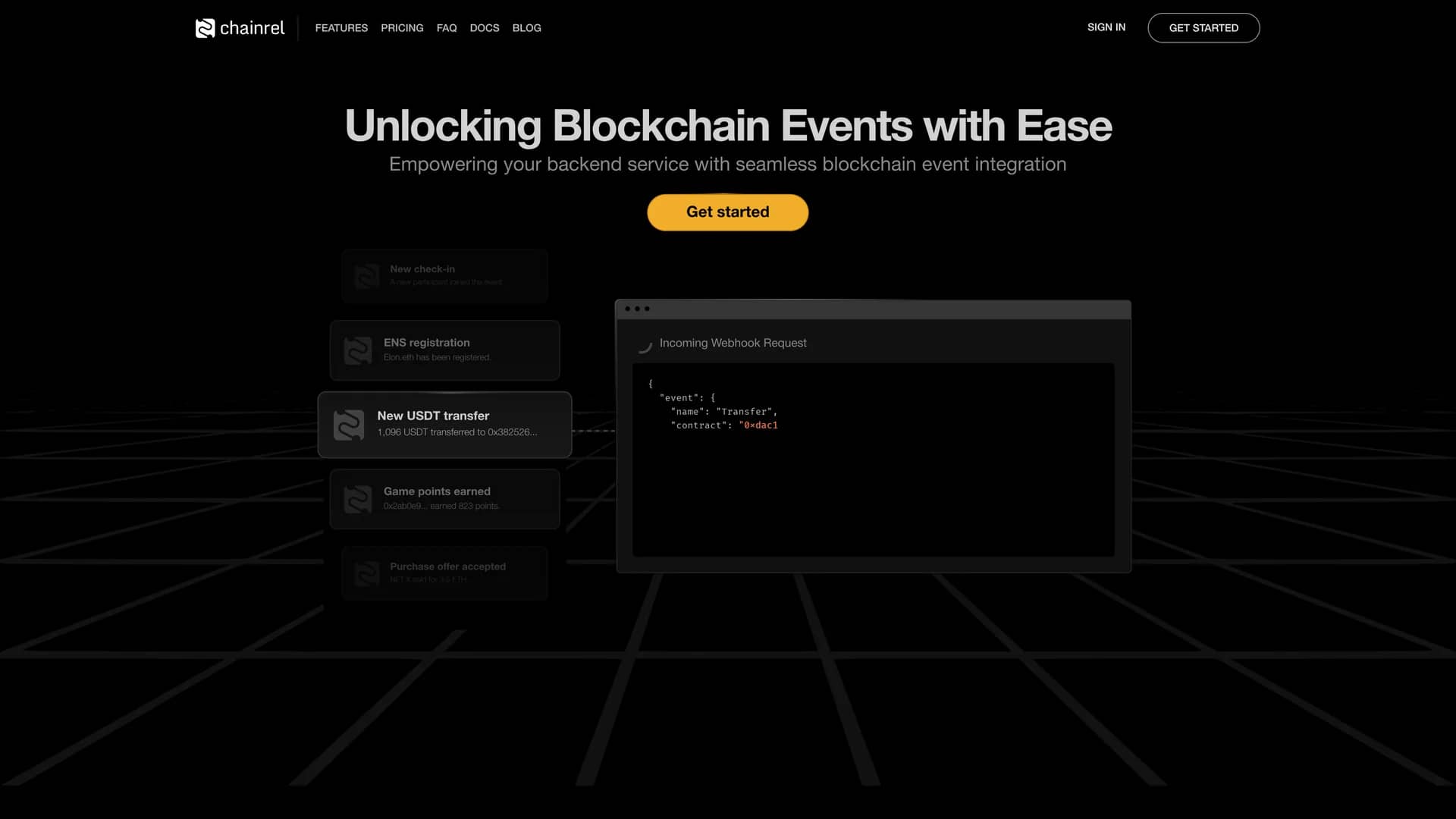 chainrel homepage