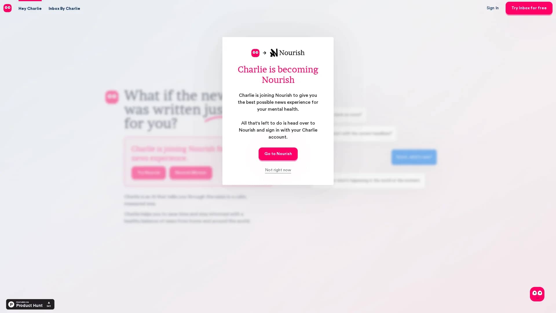 charlie-news homepage