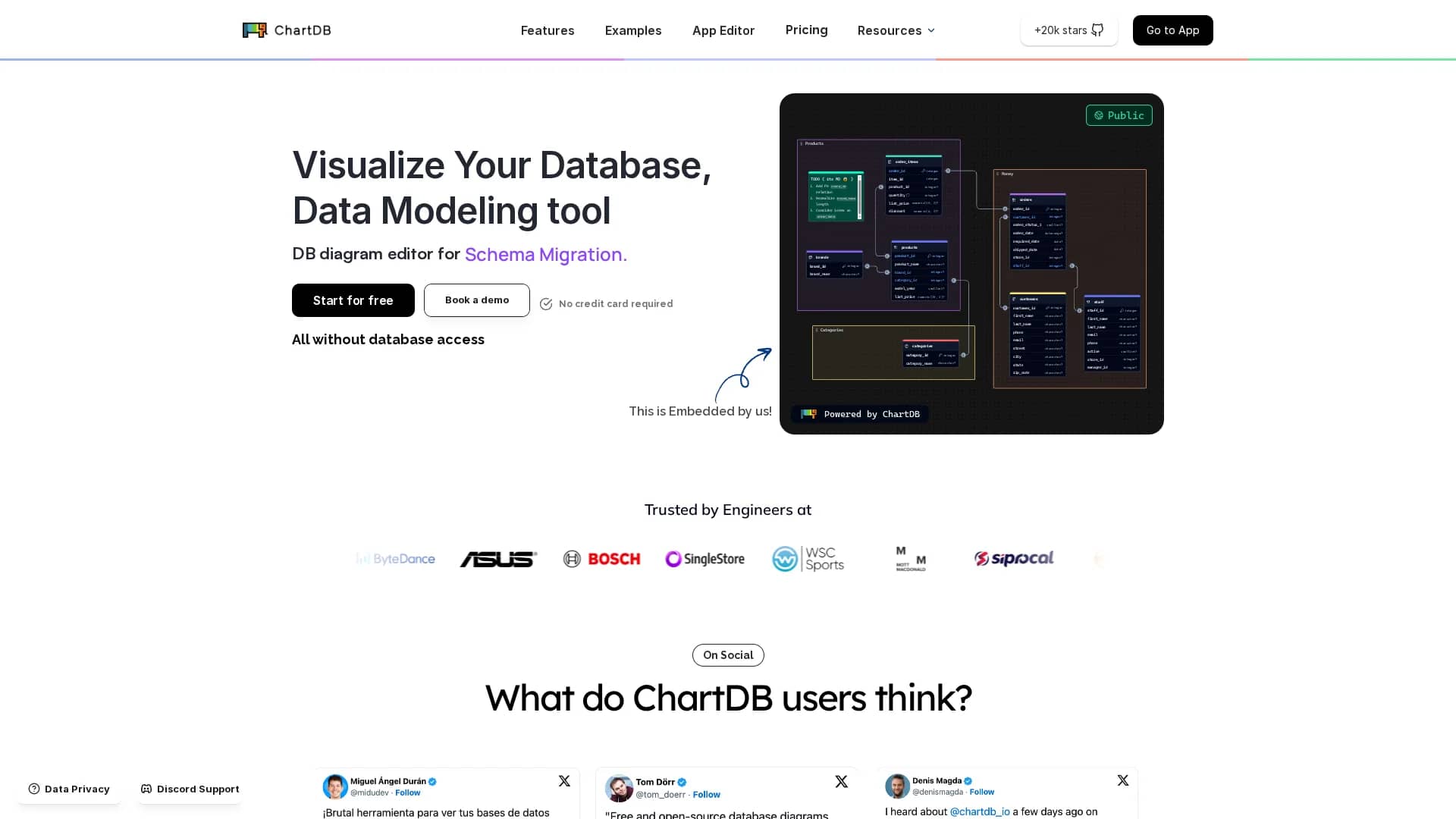 chartdb homepage