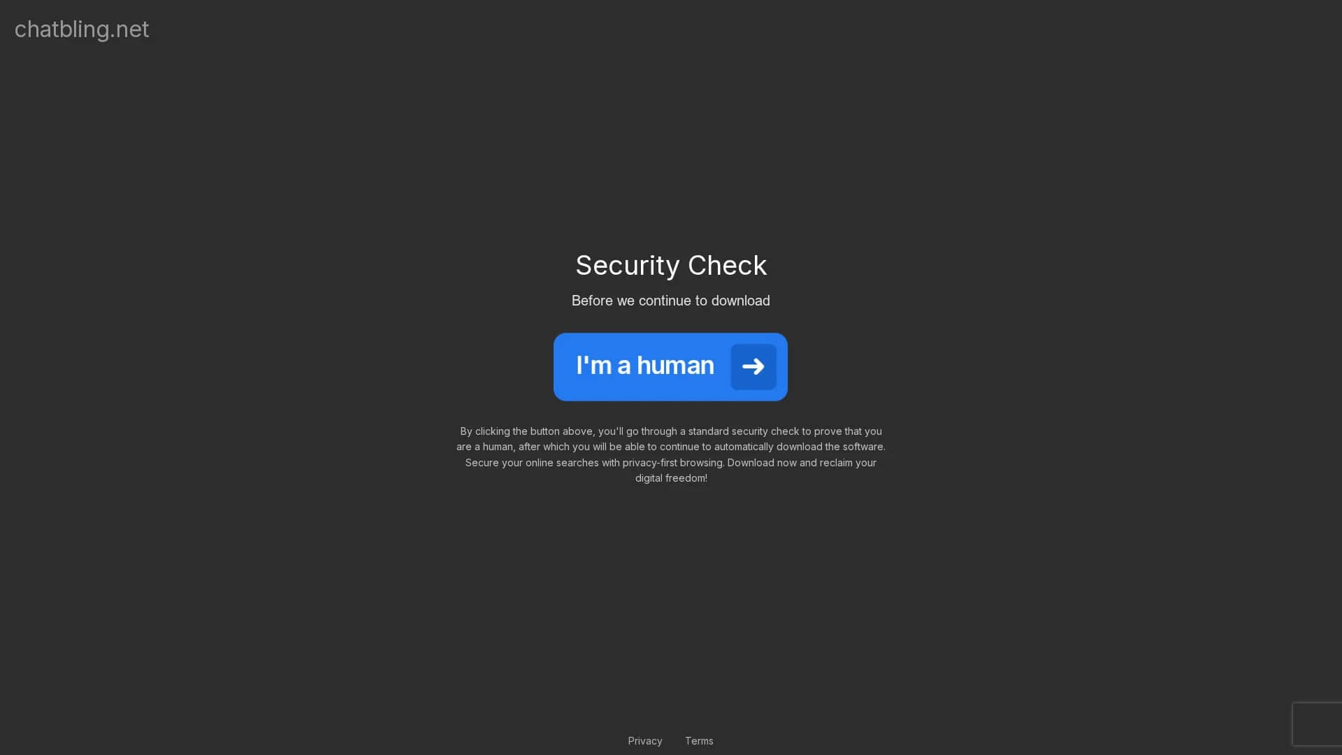 chat-bling-with-ai homepage