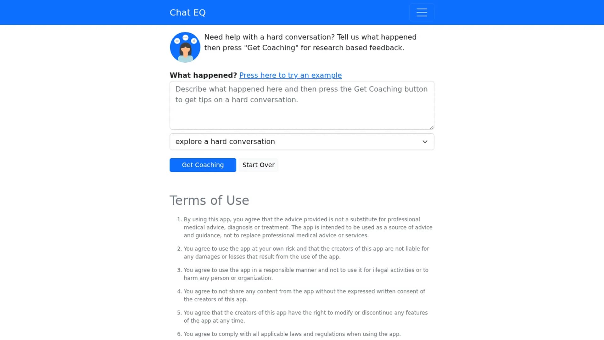 chat-eq homepage