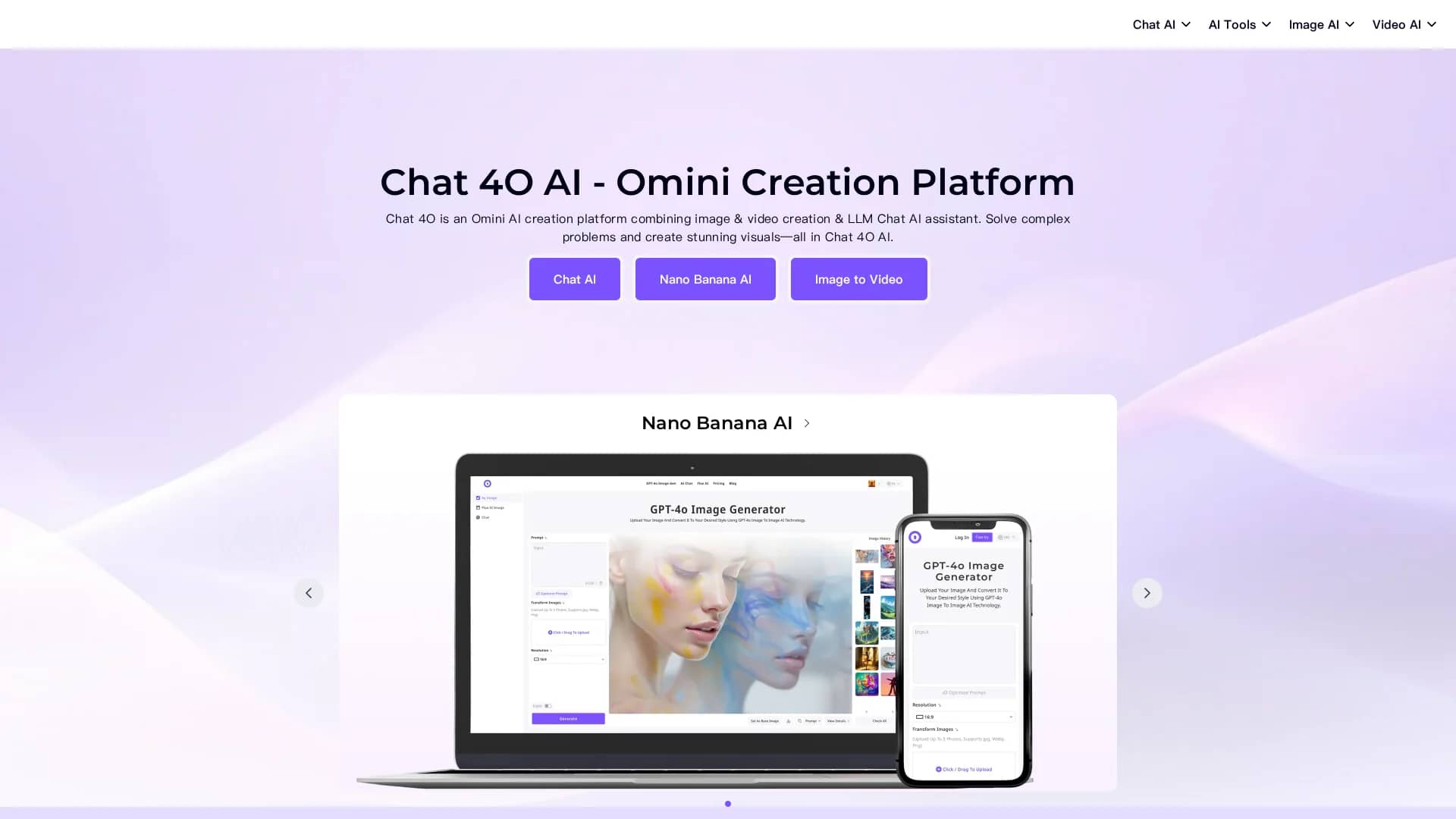 chat4o-ai homepage