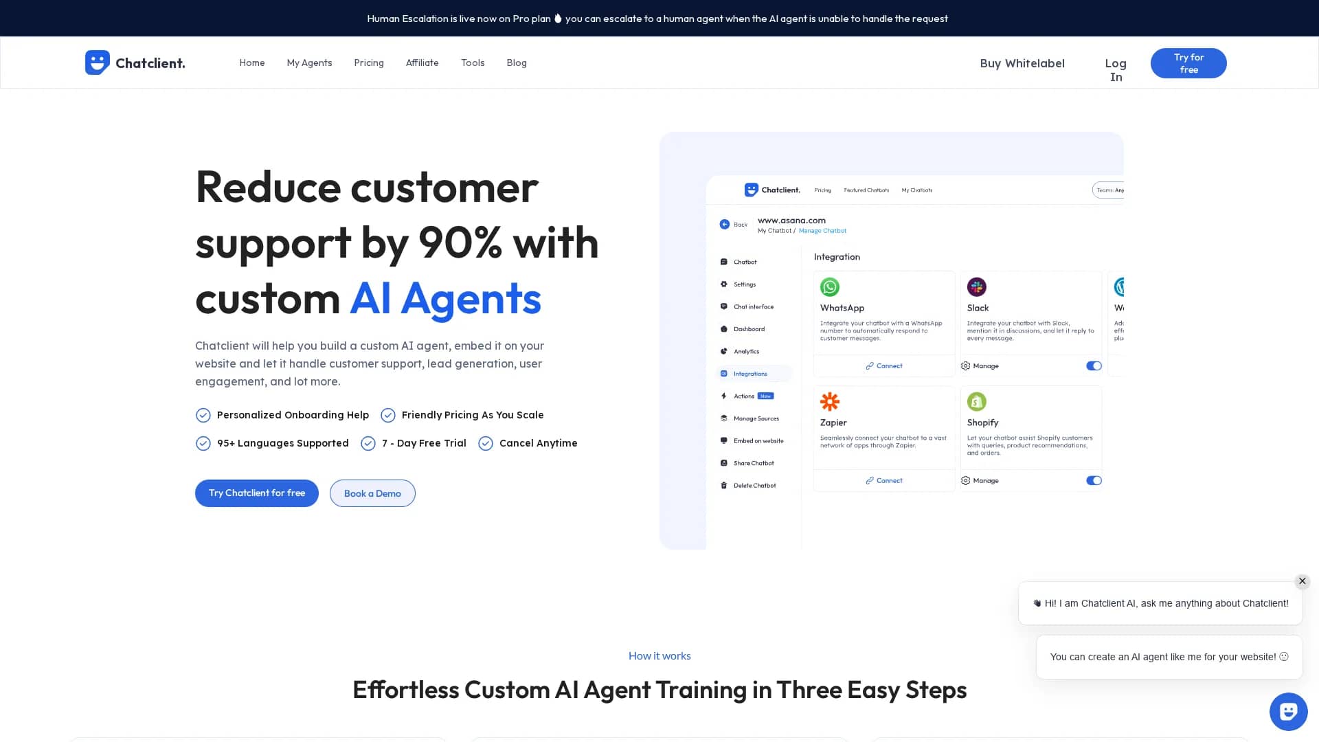 chatclient homepage