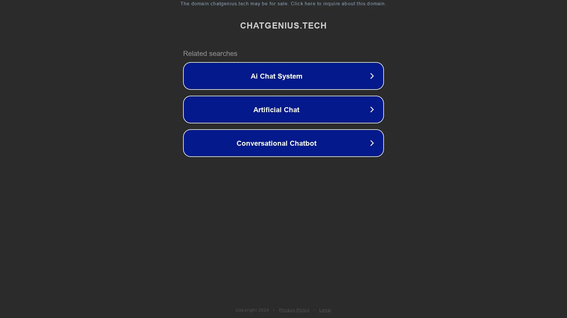 chatgenius homepage