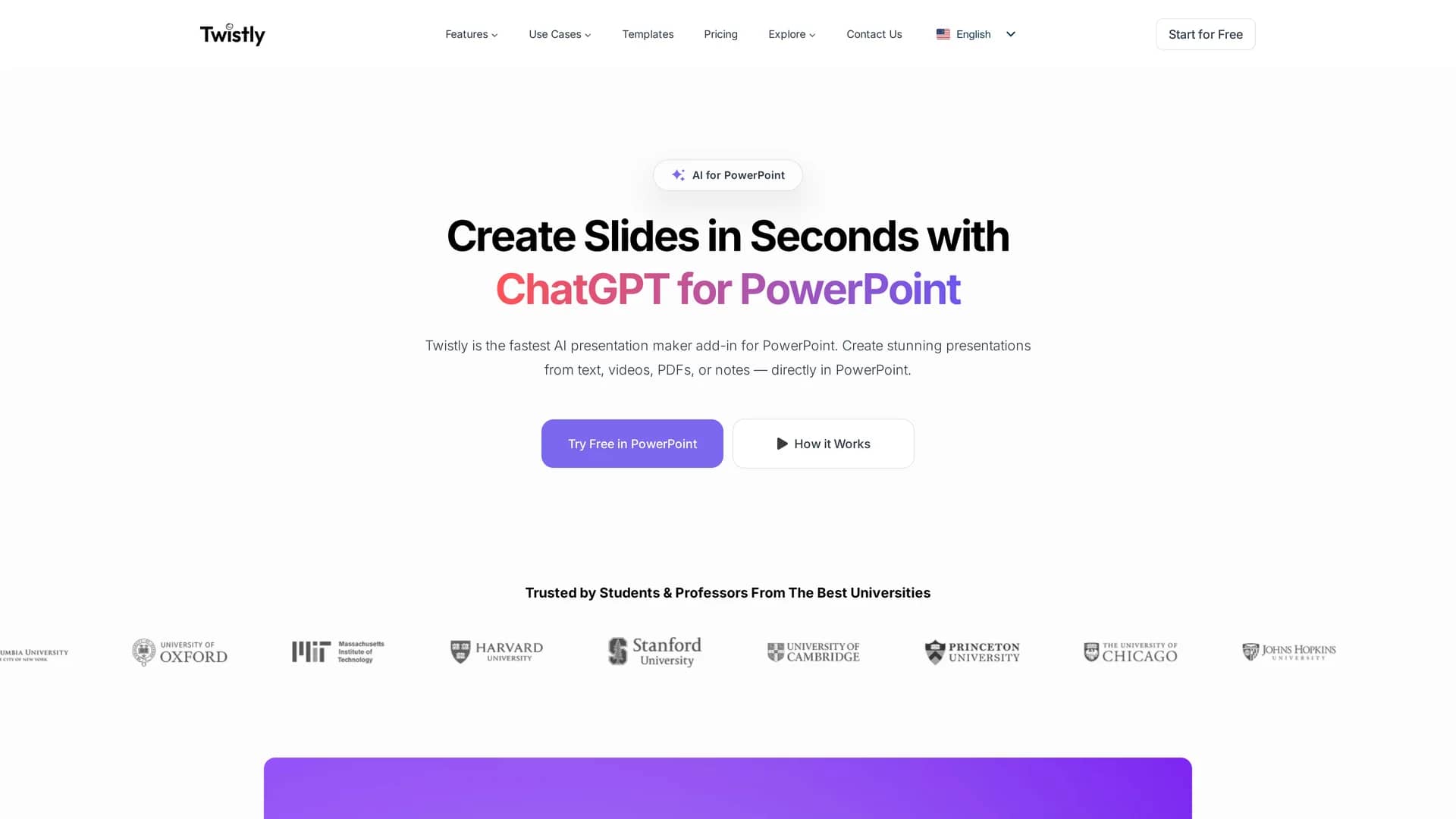 chatgpt-for-powerpoint homepage