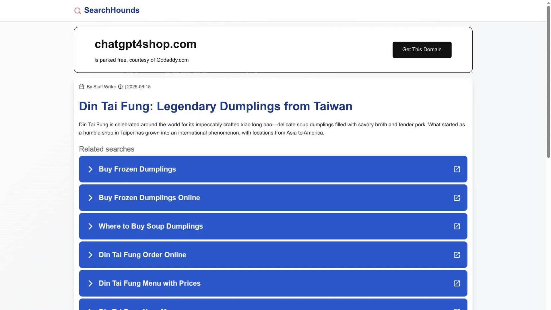 chatgpt-for-shop homepage