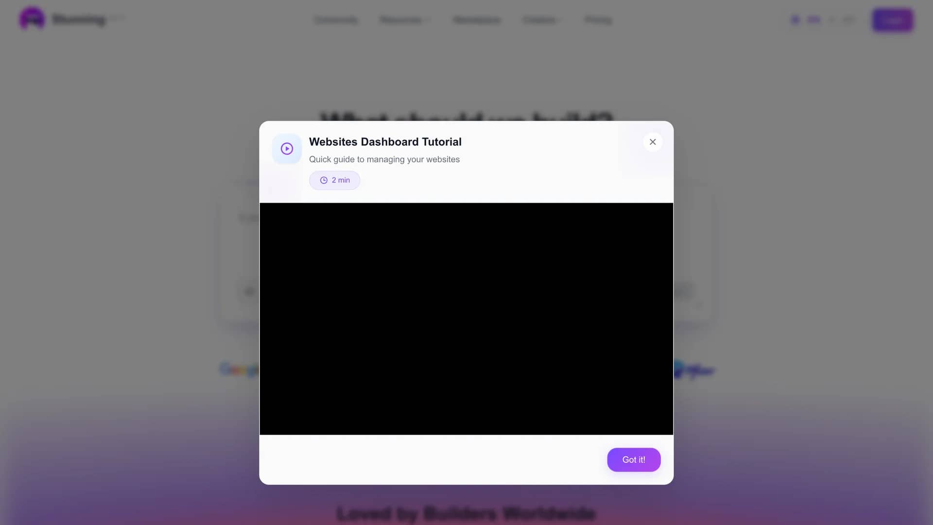 chatgpt-website-builder homepage