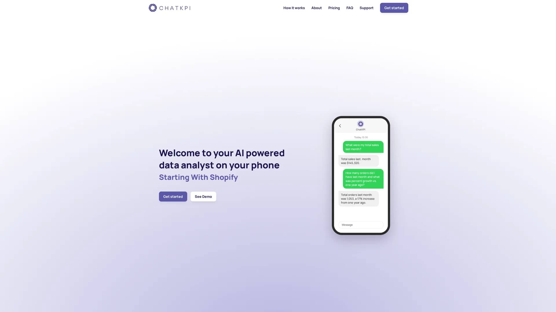 chatkpi homepage