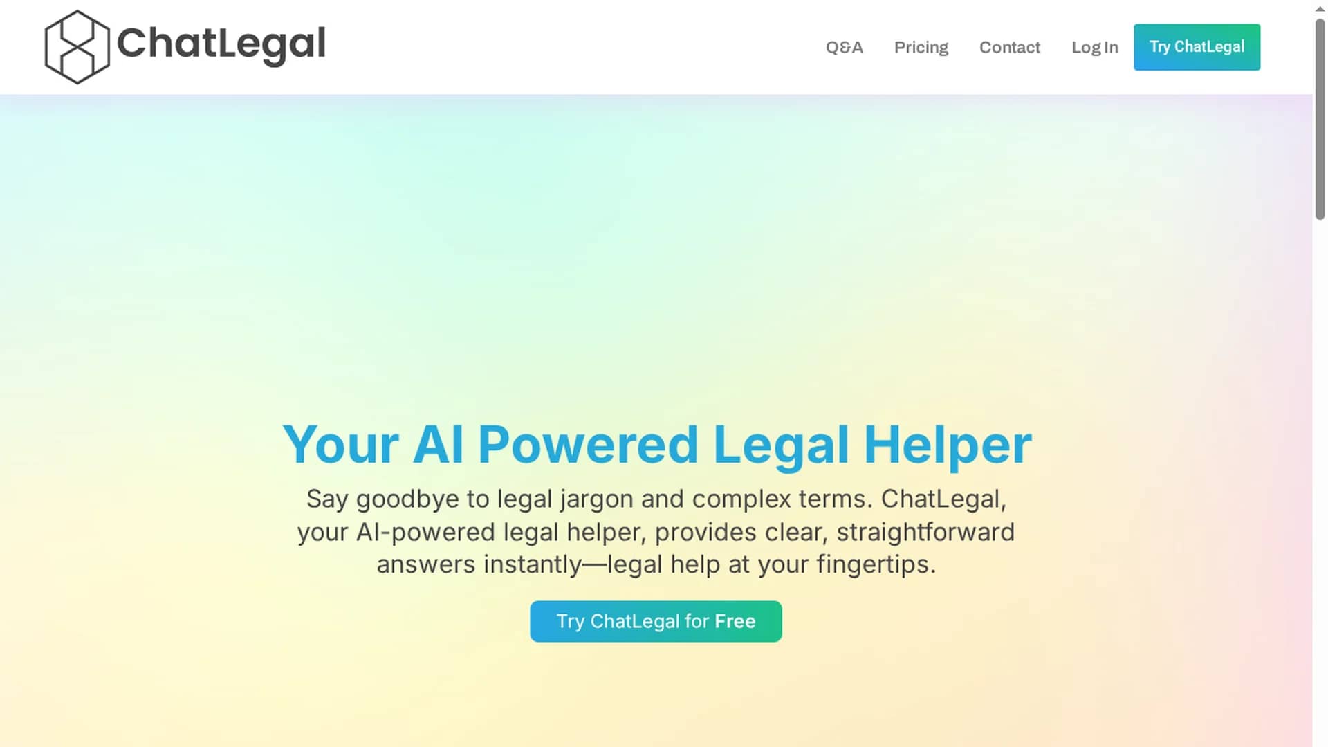 chatlegal homepage