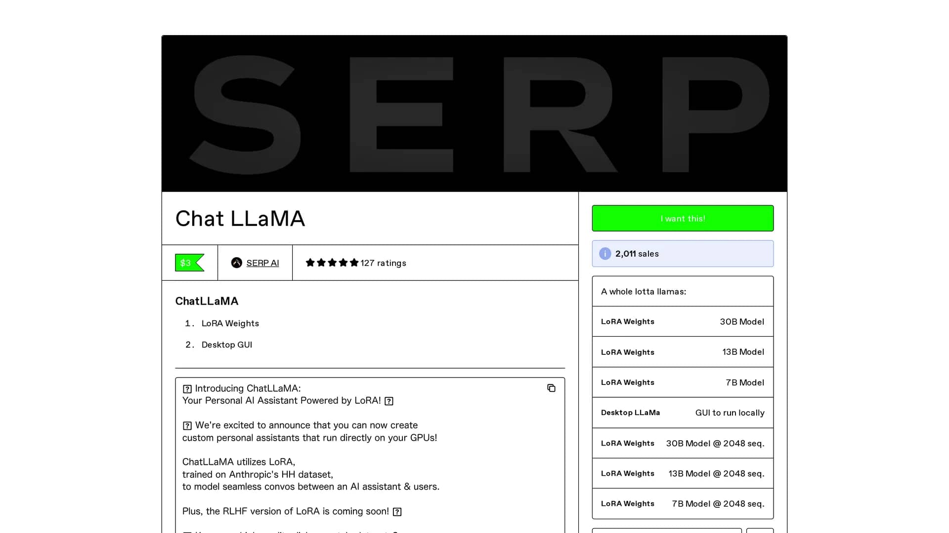 chatllama homepage