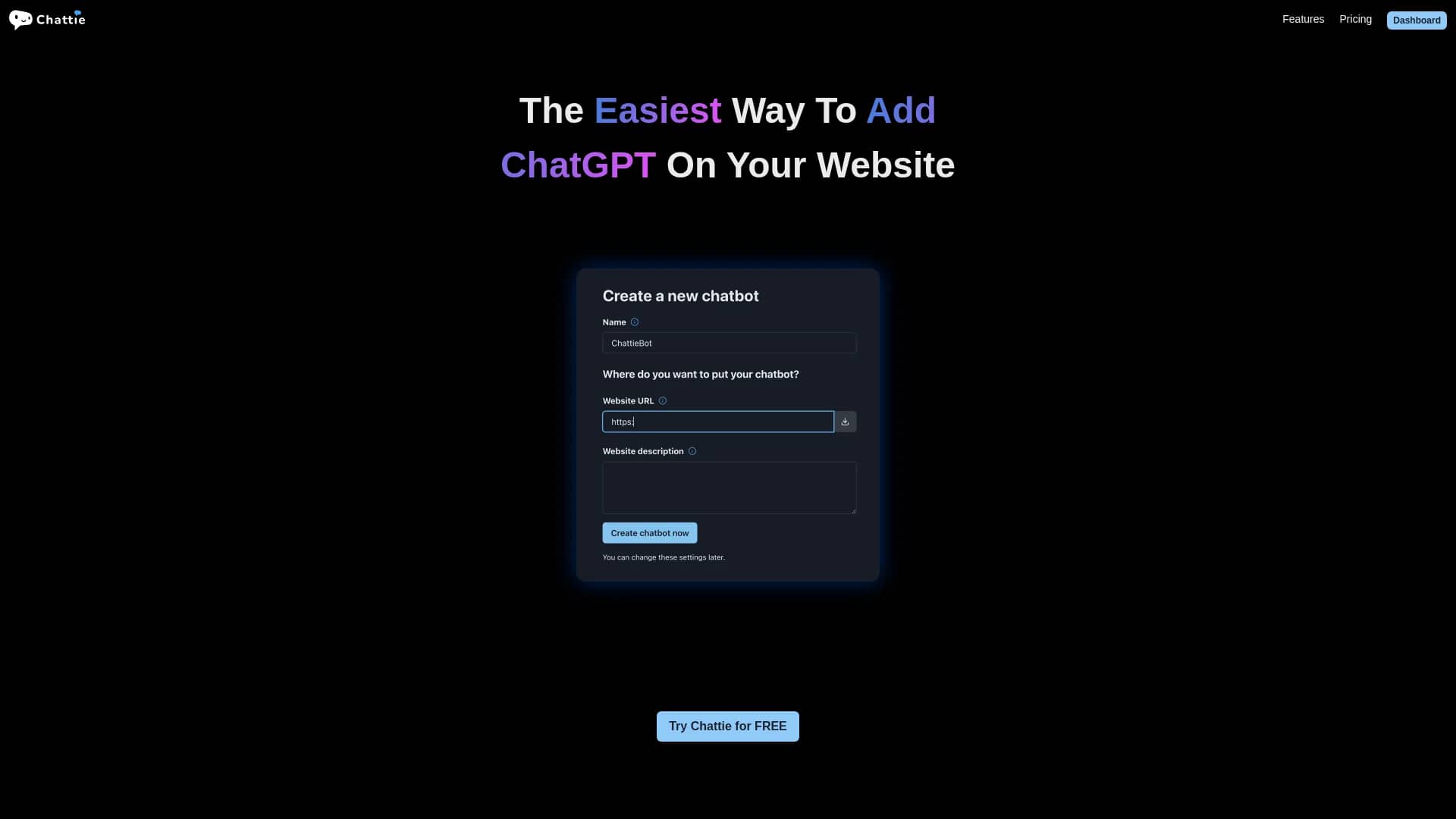 chattie homepage