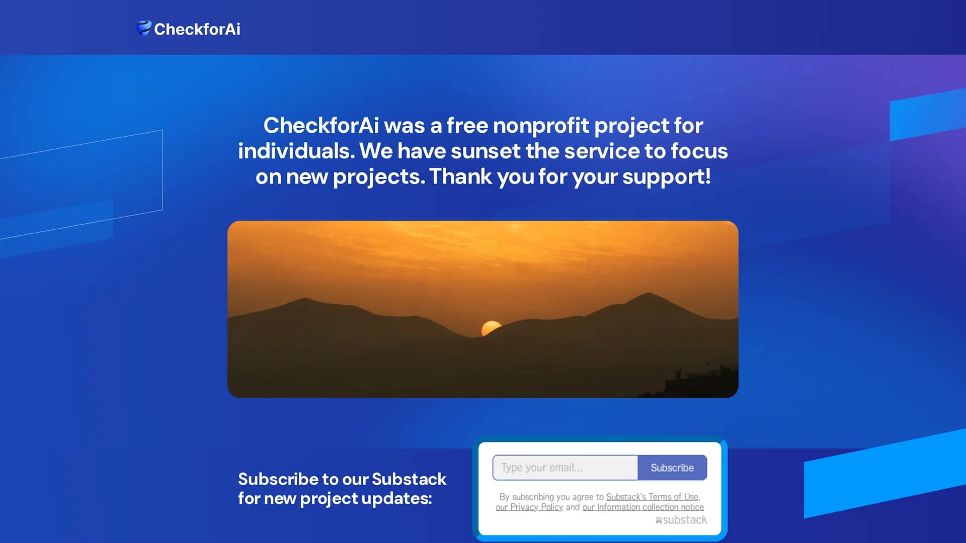 checkforai homepage