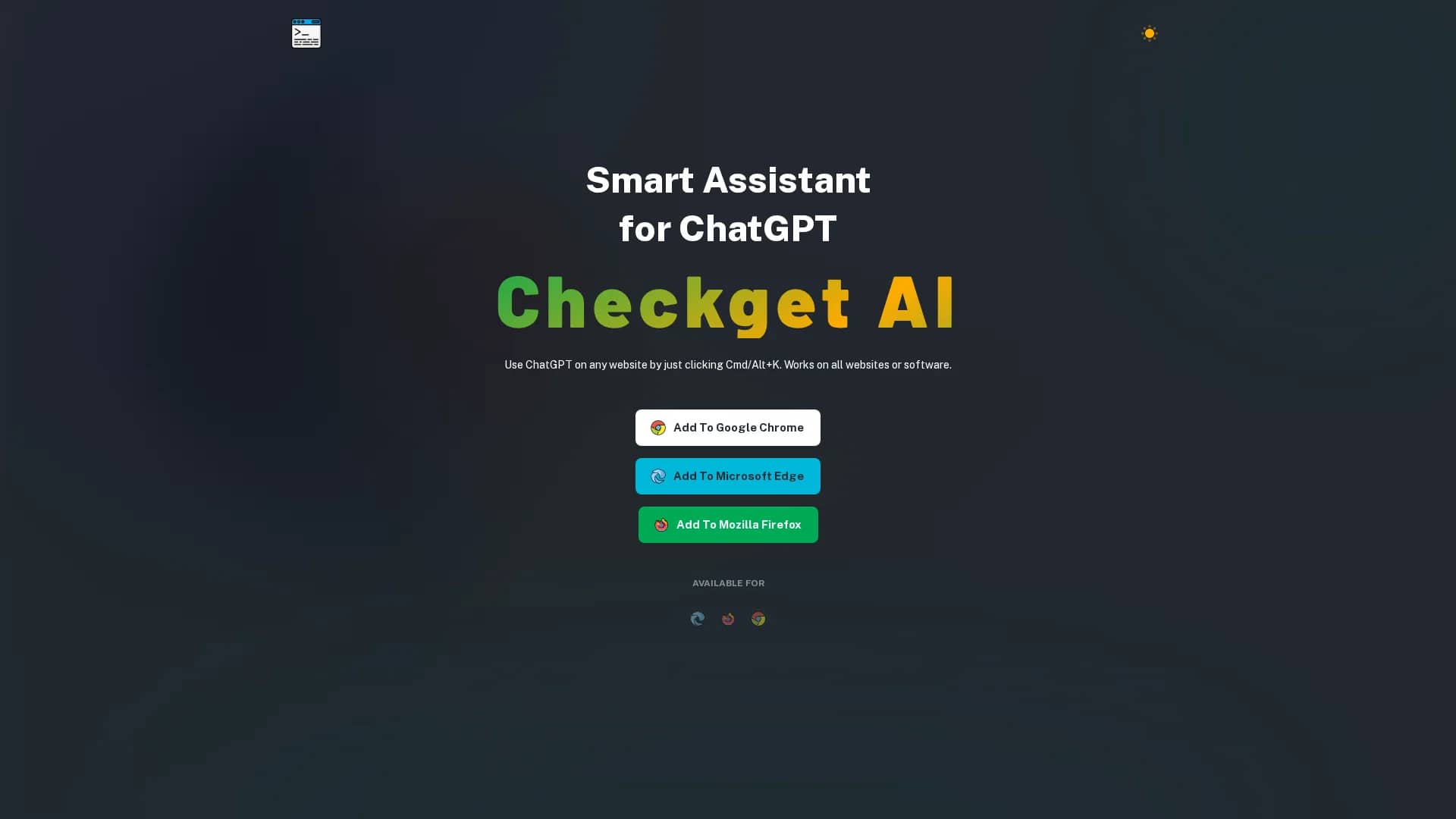 checkget homepage