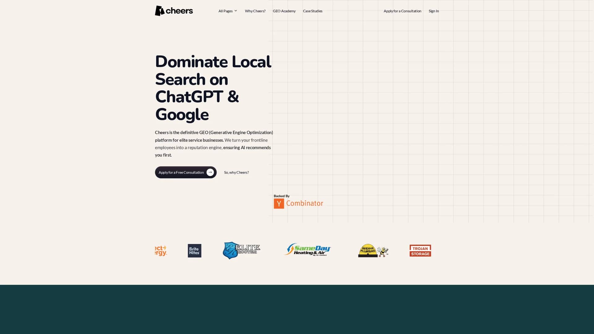 cheers homepage