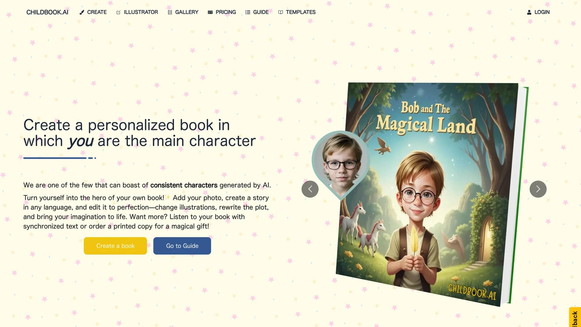 childbook-ai homepage