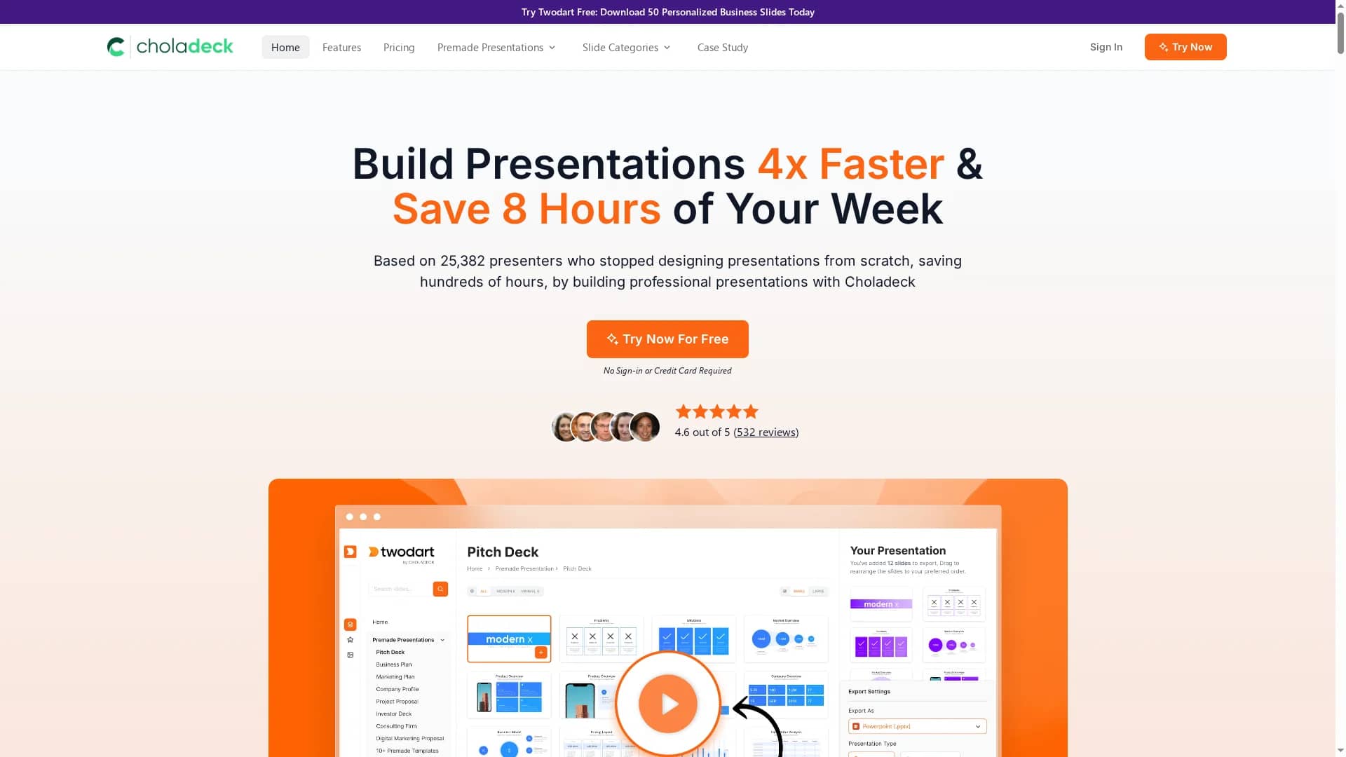 choladeck homepage