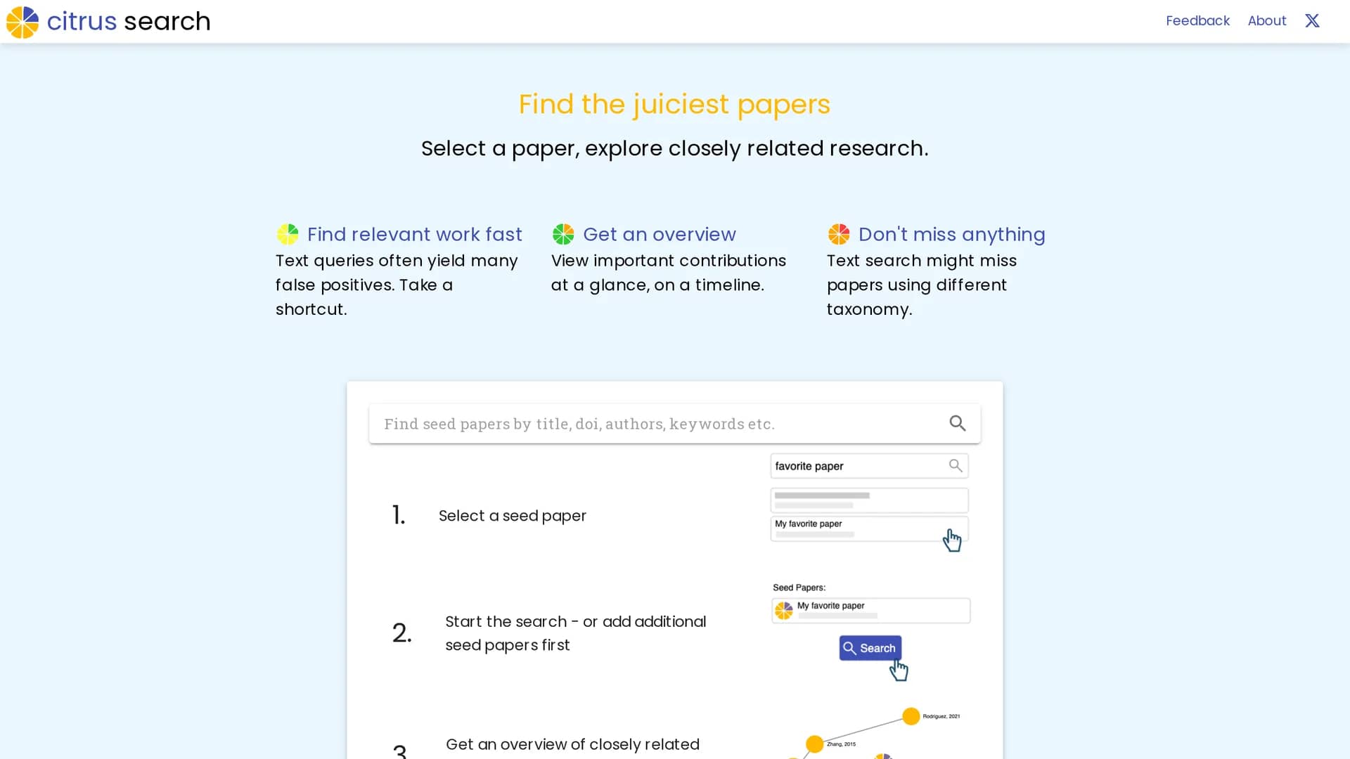 citrus-search homepage