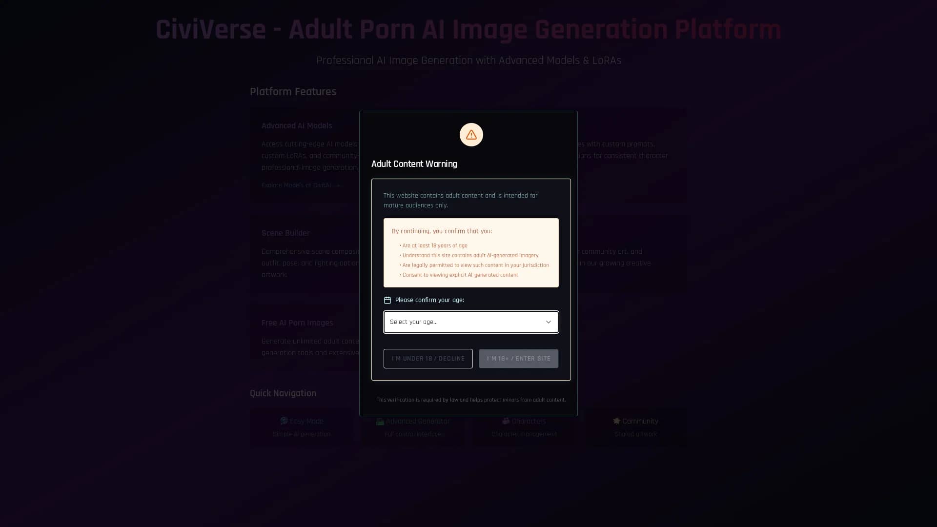 civiverse homepage