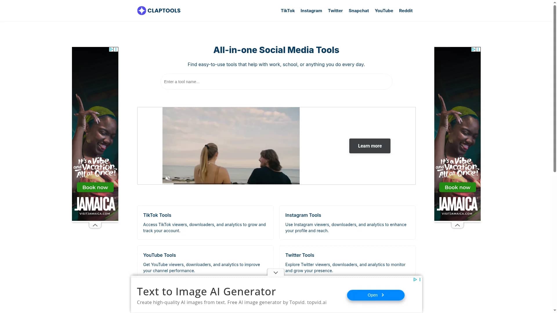 claptools homepage
