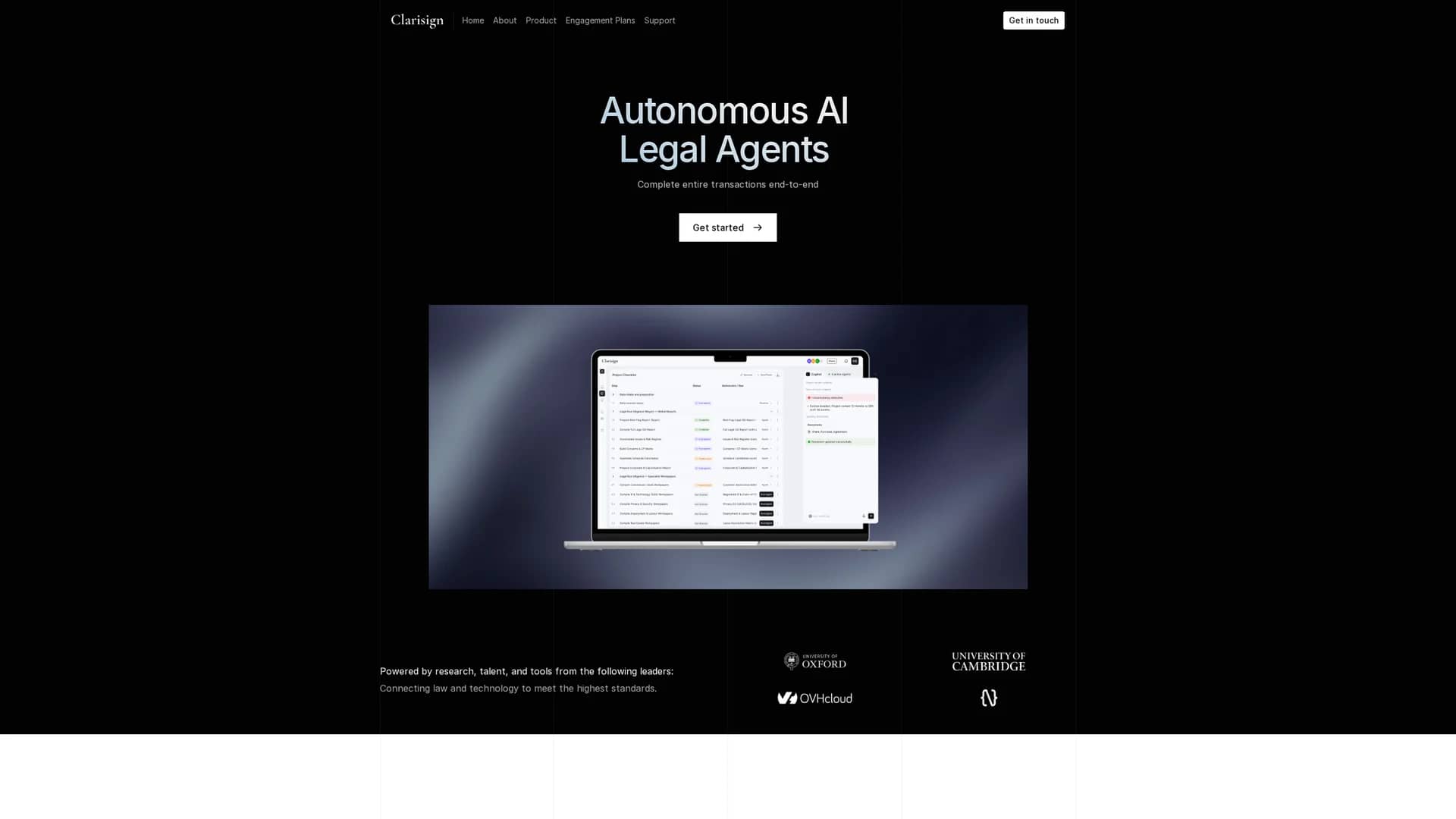 clarisign homepage