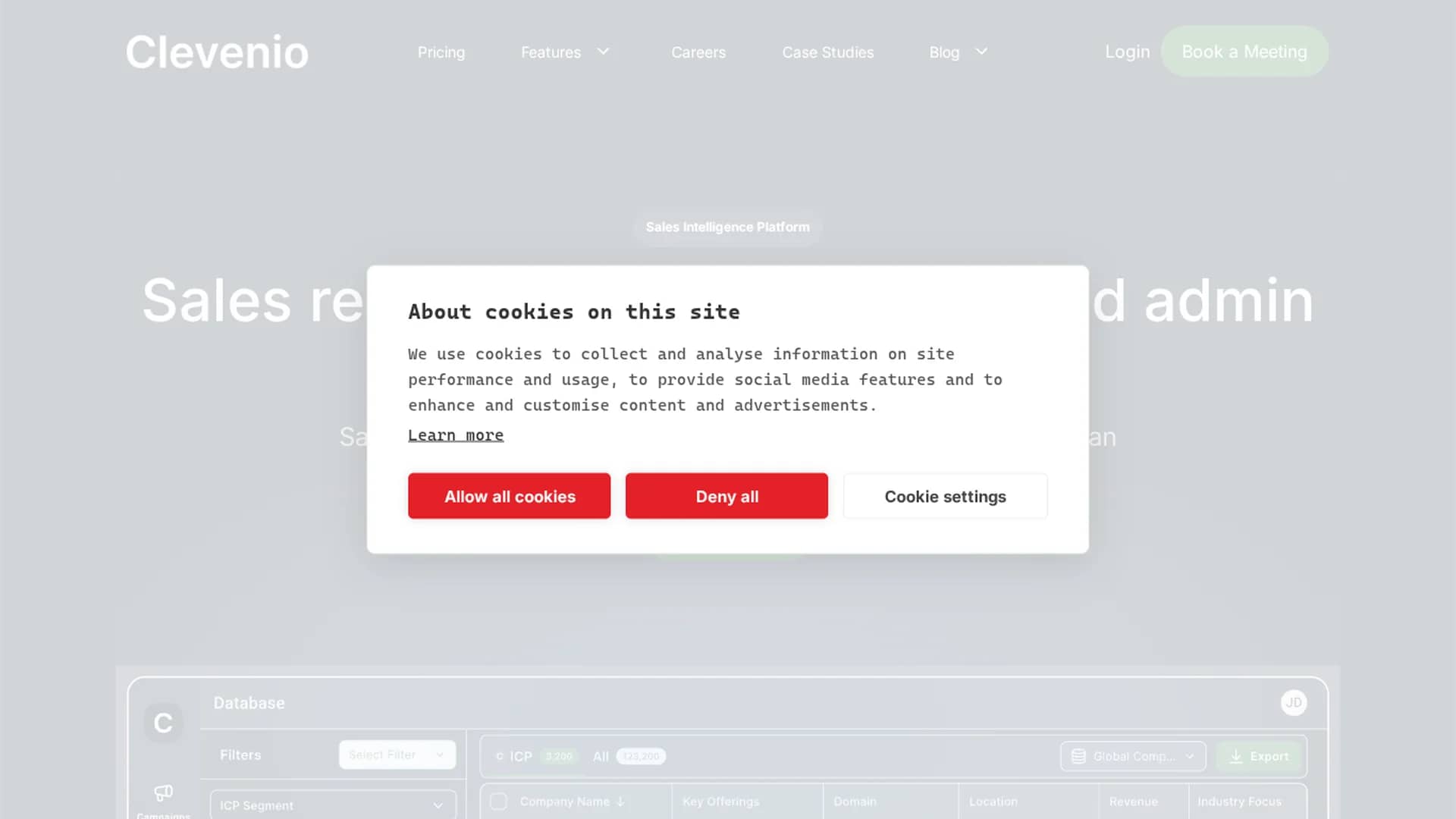clevenio homepage