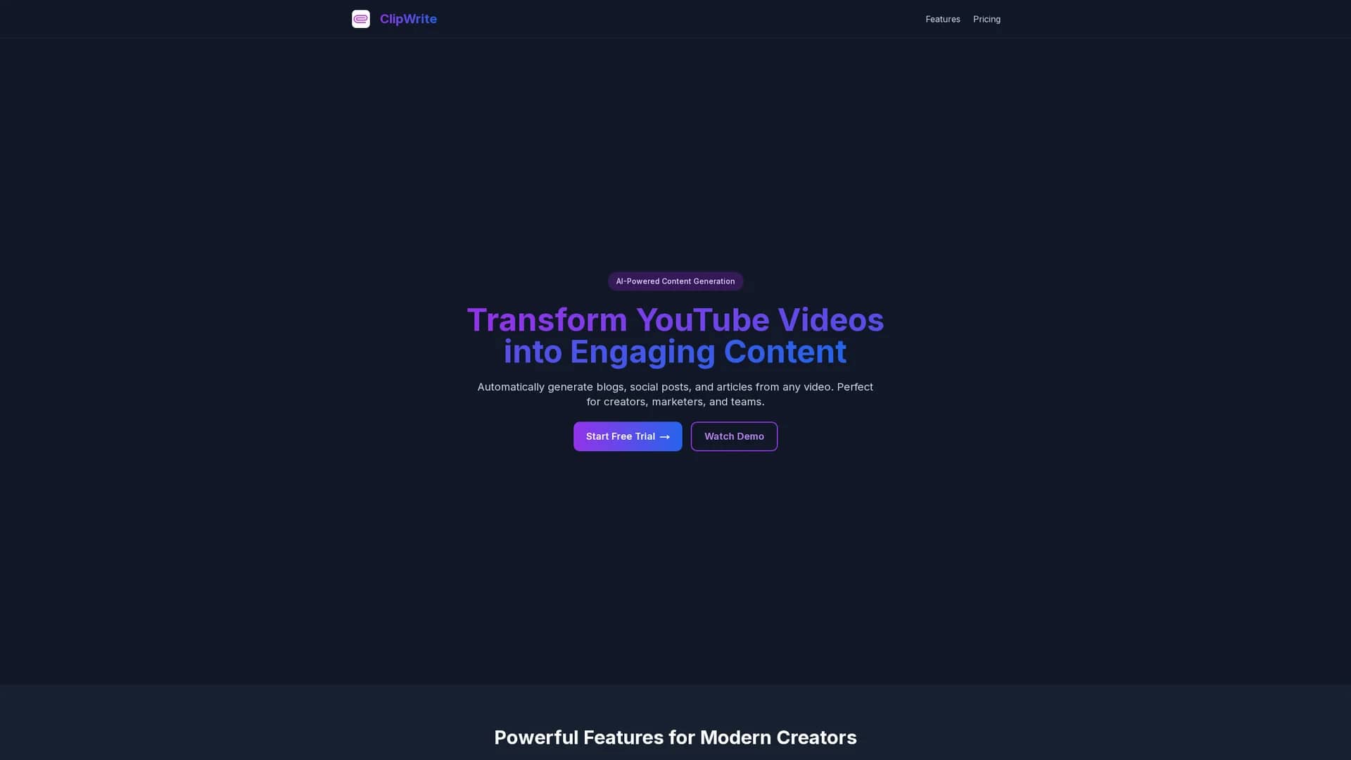 clipwrite homepage
