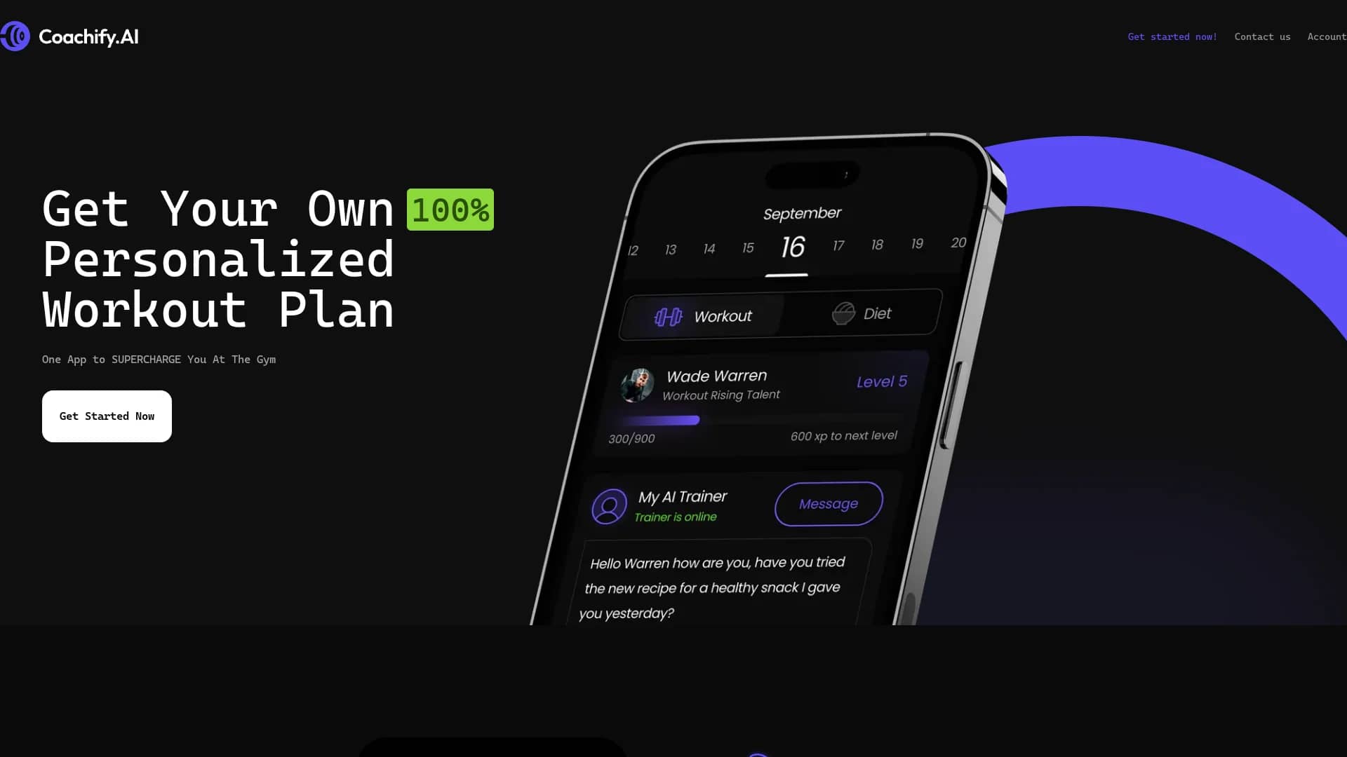 coachify-ai homepage