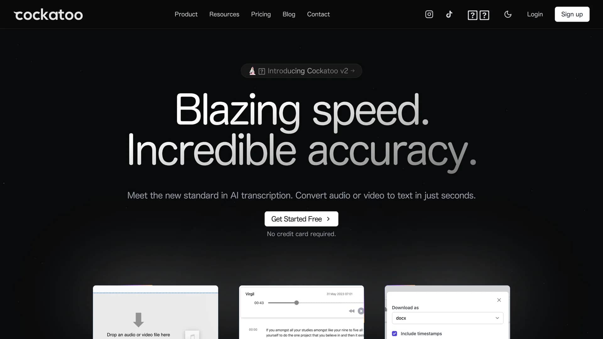 cockatoo homepage