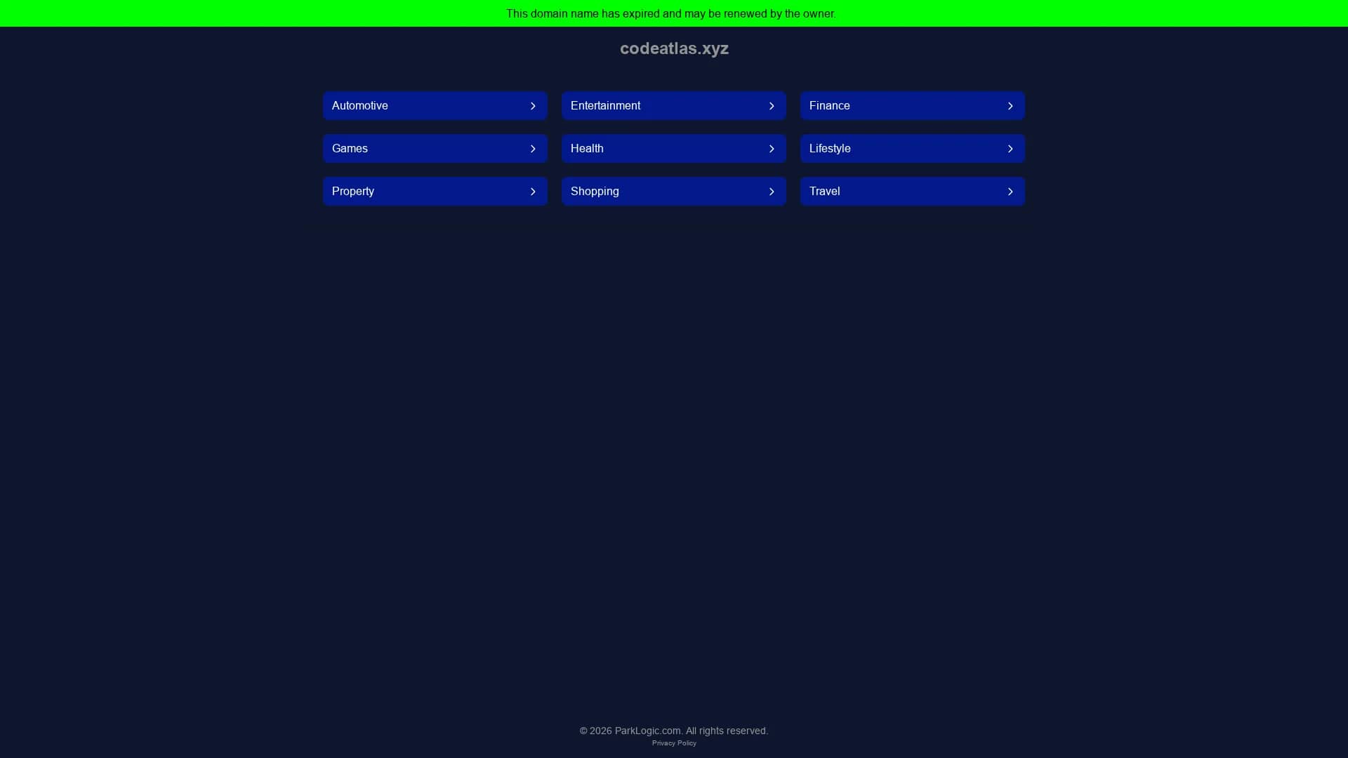 codeatlas-xyz homepage