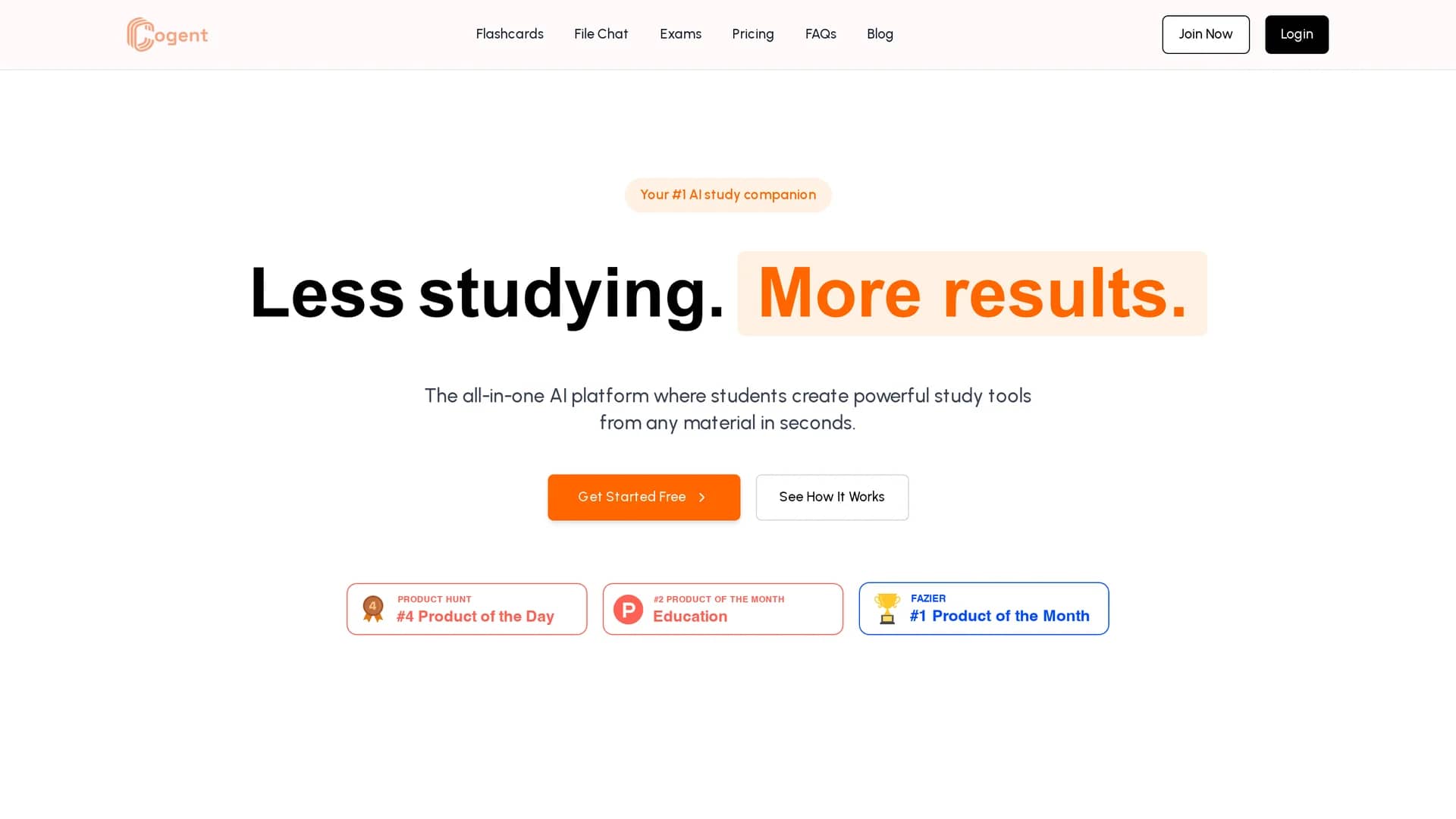 cogent homepage