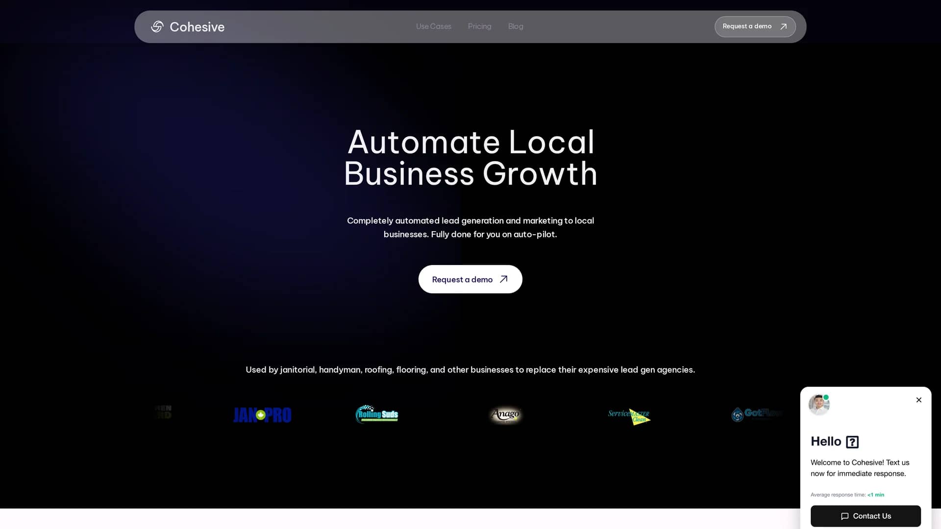 cohesive homepage