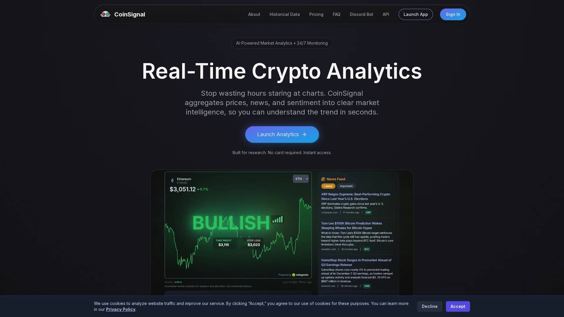 coinsignal homepage