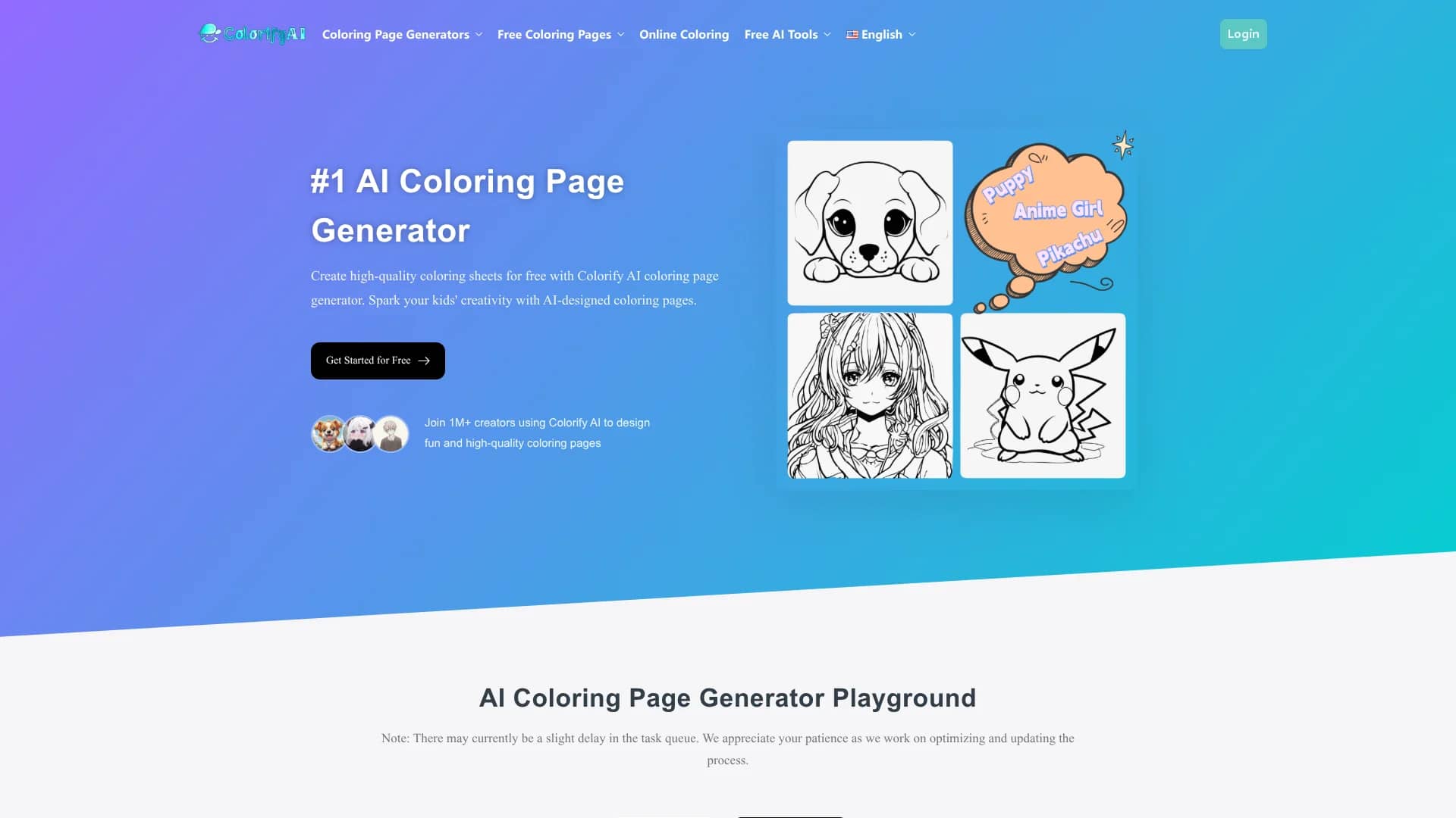 colorifyai homepage