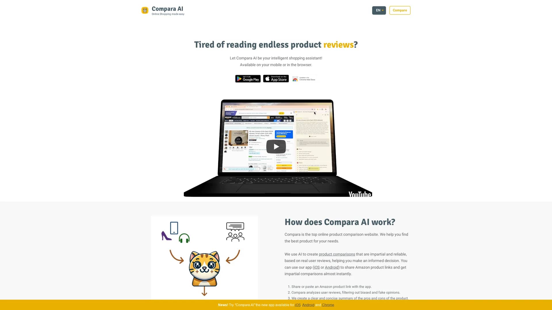 compara-cat homepage