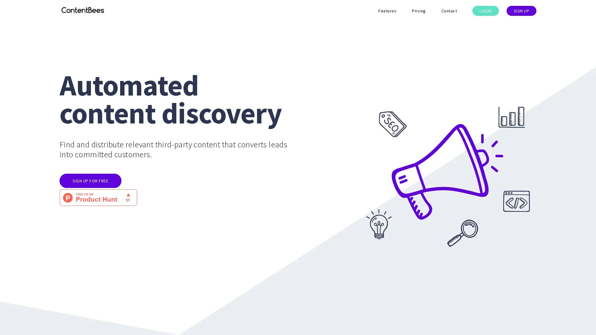 contentbees homepage