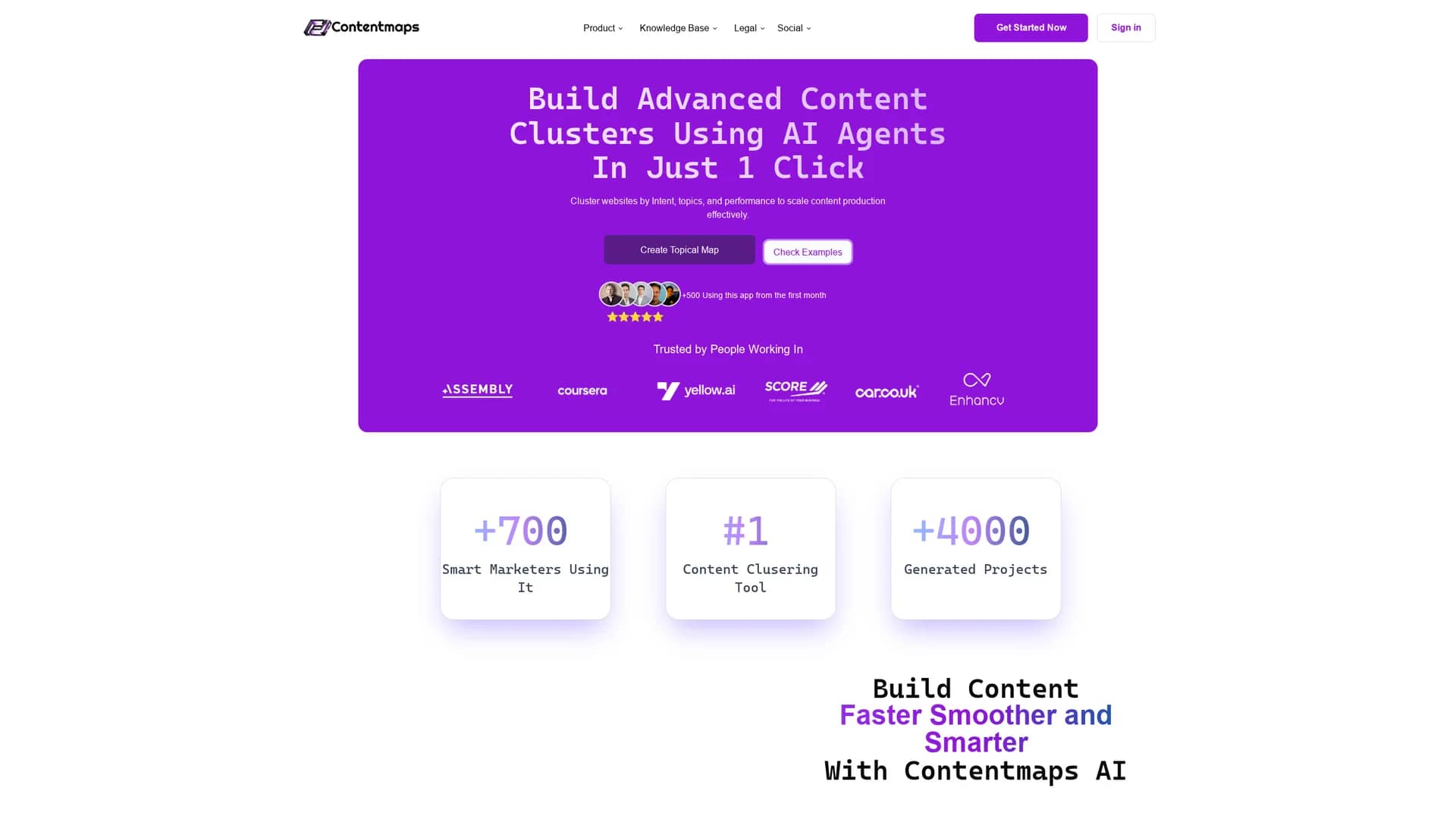 contentmaps-ai homepage