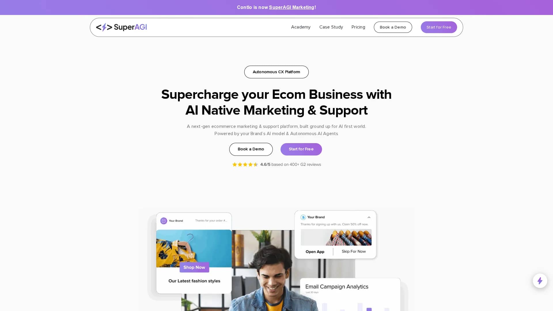 contlo-ai homepage