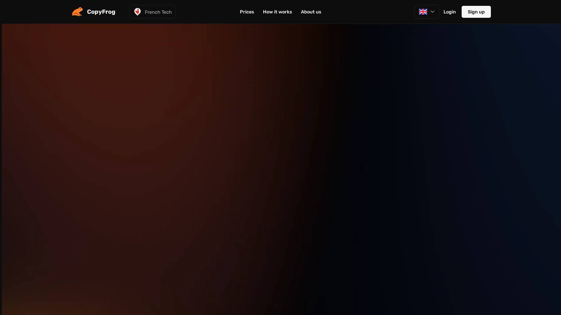 copyfrog-ai homepage