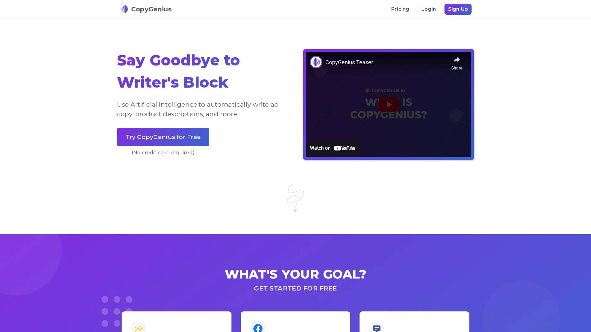 copygenius homepage